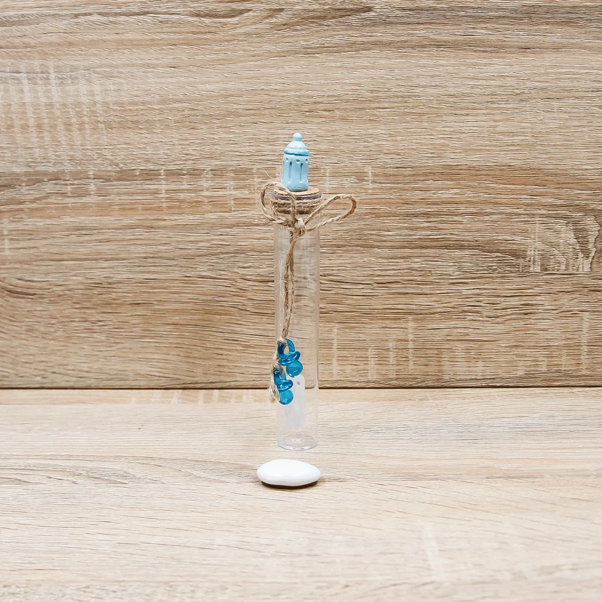 Portaconfetti con Biberon Celeste