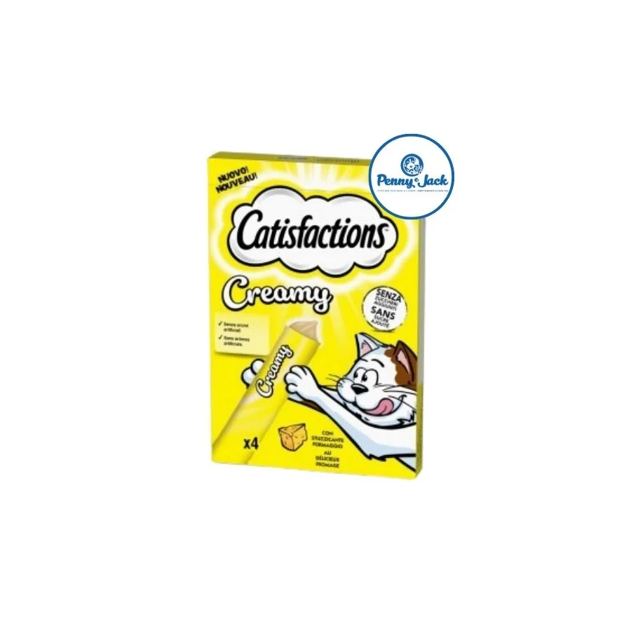 CATISFACTION CREAMY FORMAGGIO GR 10 4 snack