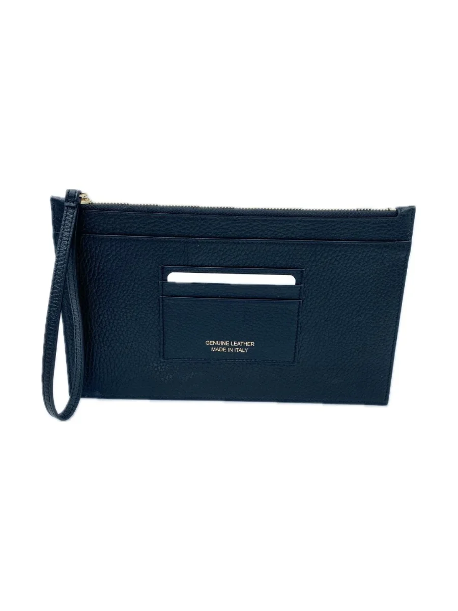 POCHETTE PORTADOCUMENTI IN PELLE NERO 5039
