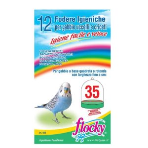 FODERE GABBIE UCCELLI TONDE/QUADRE CM.35