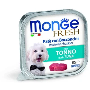MONGE FRESH CANE TONNO GR 100 8 vaschette